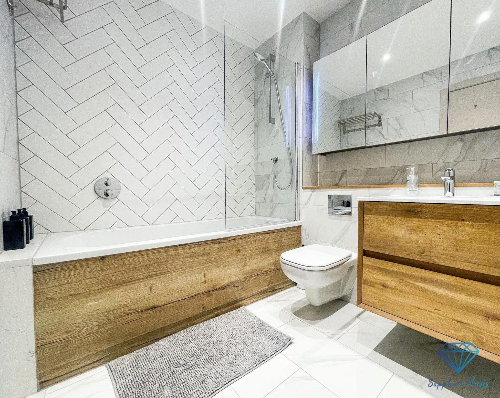 M1 City Centre 3 Bed 3 Bath Luxe Penthouse Manchester Exteriér fotografie