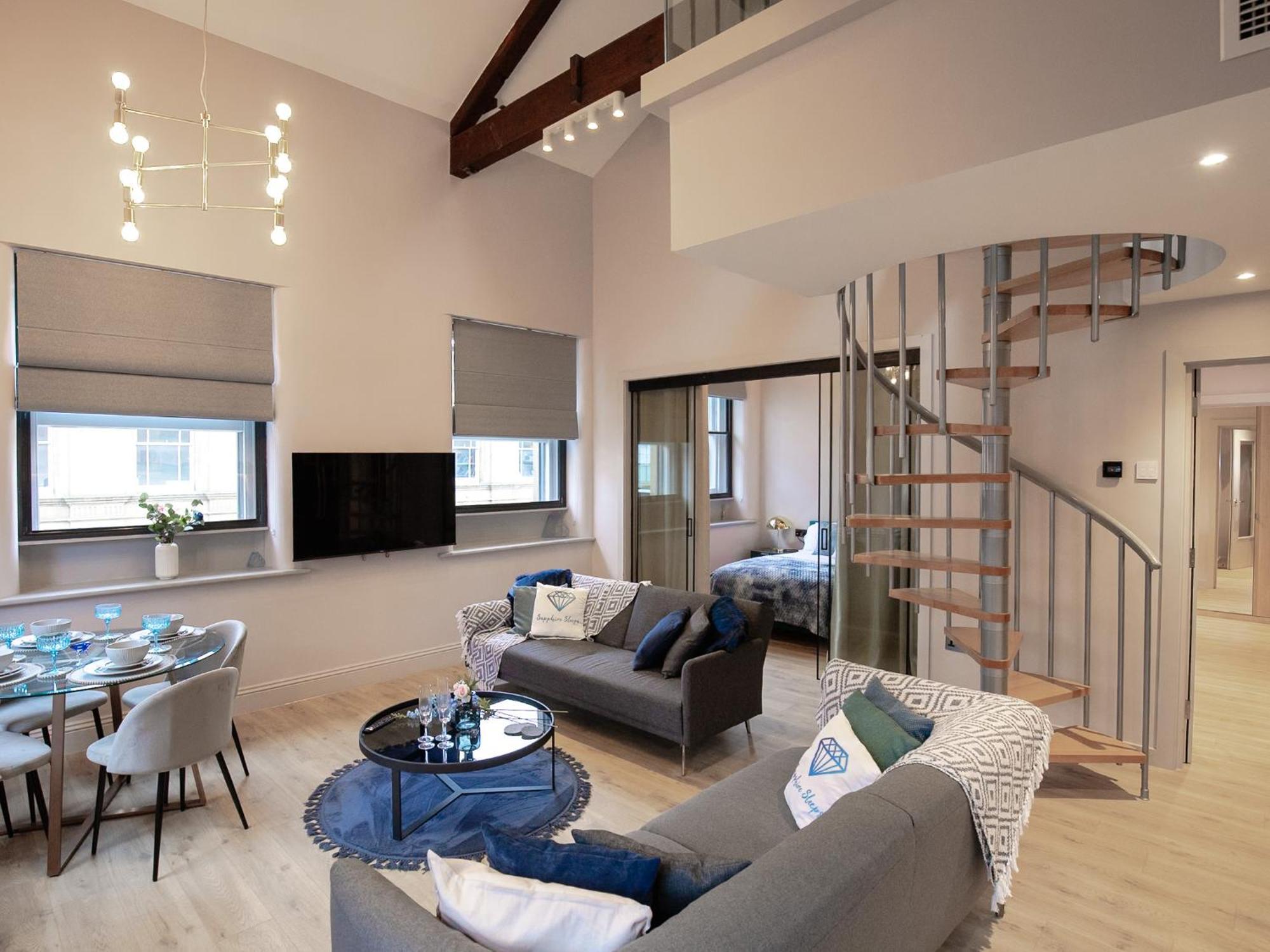 M1 City Centre 3 Bed 3 Bath Luxe Penthouse Manchester Exteriér fotografie