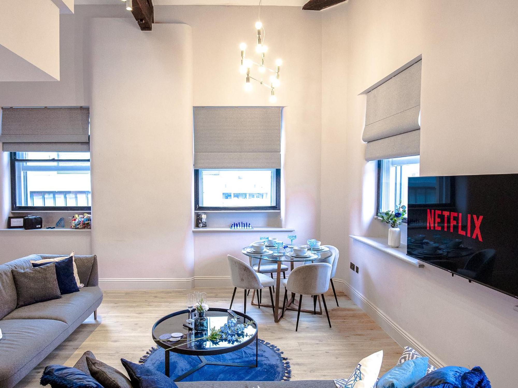 M1 City Centre 3 Bed 3 Bath Luxe Penthouse Manchester Exteriér fotografie